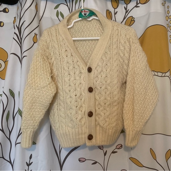 Mac Baaaa Cream Cable Knit Sweater 3-4 year - Picture 1 of 6